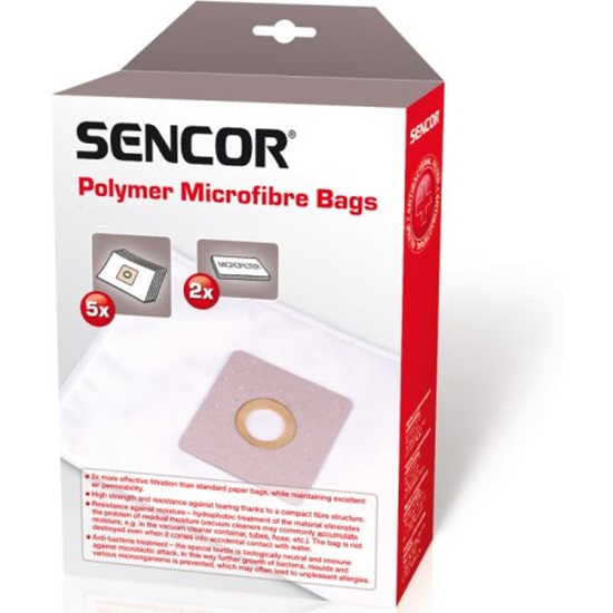 Picture of Sencor SVC 68x/69xx Microfibre bags 5pcs + 2 micro-filters