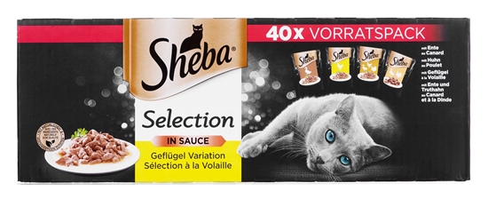 Picture of Sheba Selection in Sauce Poultry Flavors 40 x 85 g