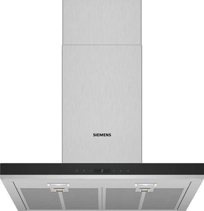 Attēls no Siemens iQ500 LC67BIP50 cooker hood Wall-mounted Stainless steel 630 m³/h A