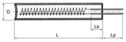 Picture of Sildelements TENP 20.12,5.0,4H230 vads 1m
