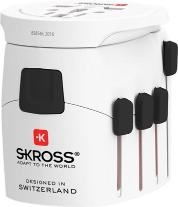 Picture of Skross 61260 power plug adapter Universal White