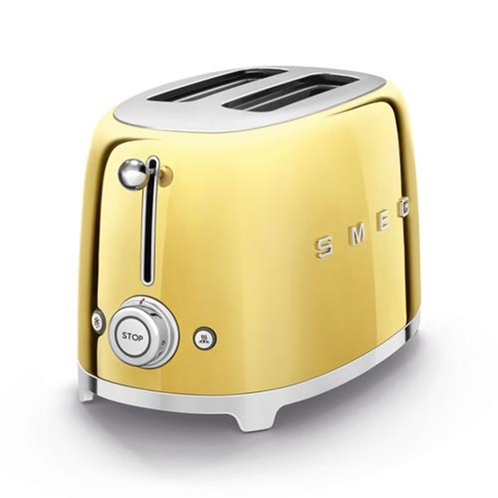 Picture of SMEG TSF01GOEU Toaster gold