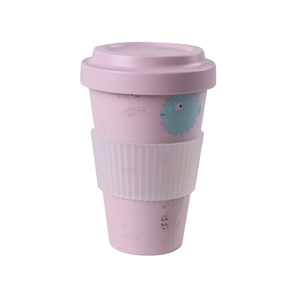 Attēls no Stoneline | Awave Coffee-to-go cup | 21956 | Capacity 0.4 L | Material Silicone/rPET | Rose