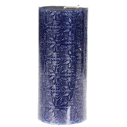 Изображение Svece cilindrs Auseklis 6x13.5cm sudraba