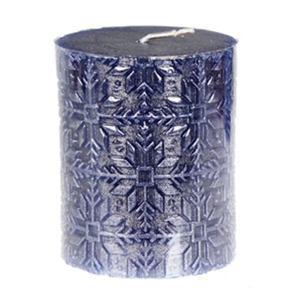 Изображение Svece cilindrs Auseklis 6x7cm sudraba