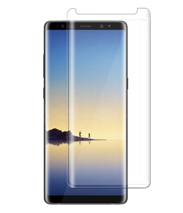 Attēls no Tempered glass screen protector Samsung Galaxy Note 8 (3D, full adhesive, clear)