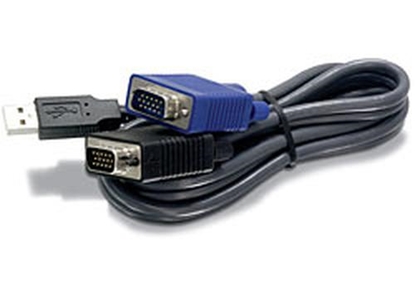 Attēls no Trendnet TK-CU15 KVM cable Black 4.5 m
