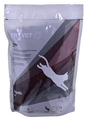 Picture of TROVET Hepatic HLD with chicken- dry cat food - 500 g