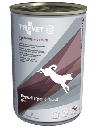 Attēls no TROVET Hypoallergenic IPD with insect - Wet dog food - 400 g