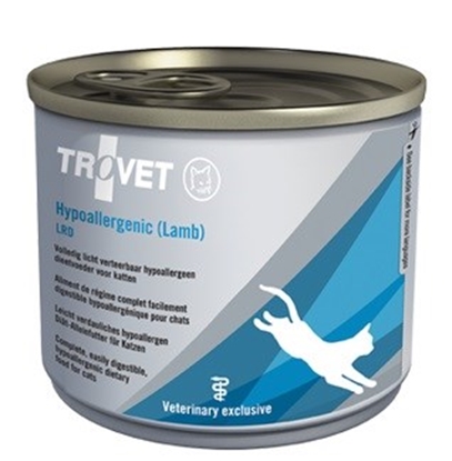 Picture of TROVET Hypoallergenic LRD with lamb - wet cat food - 200g
