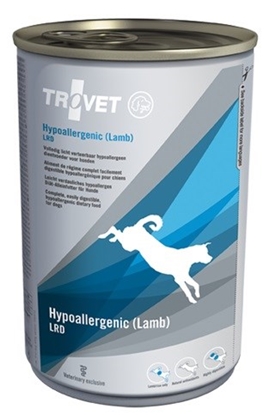 Picture of TROVET Hypoallergenic LRD with lamb - Wet dog food - 400 g