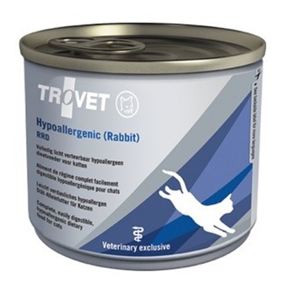 Picture of TROVET Hypoallergenic RRD with rabbit - wet cat food - 200g