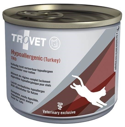 Изображение TROVET Hypoallergenic TRD with turkey - wet cat food - 200g