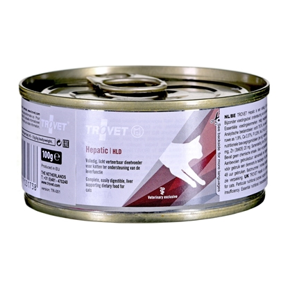 Picture of TROVET Hepatic HLD with chicken - wet cat food - 100g