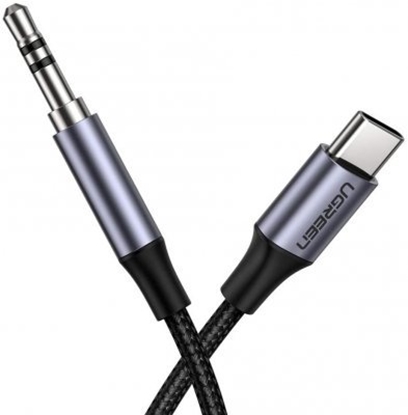 Изображение UGREEN 30633 AUX Cable USB-C -> 3.5 mm 1m
