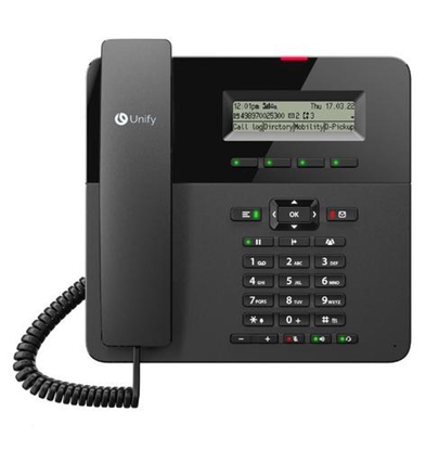 Picture of Unify OpenScape Desk Phone CP210 Analog telephone Black