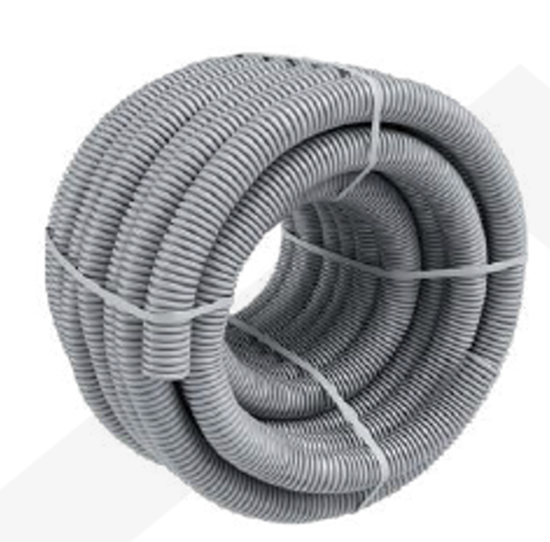 Изображение Vent. plastik.caurule D75mm antistat.antibakteriāli (50m)