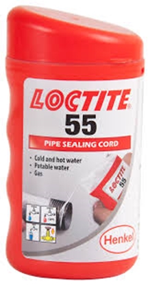 Изображение Vītņu blīv.diegs LOCTITE 55 160m