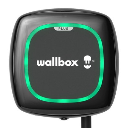 Picture of Wallbox Pulsar Plus Electric Vehicle charger, 5 meter cable Type 2, 7,4kW, RCD(DC Leakage) + OCPP, Black Wallbox | Pulsar Plus Electric Vehicle charger, 5 meter cable Type 2, 7,4kW, RCD(DC Leakage) + OCPP, Black | 7.4 kW | Output | A | Wi-Fi, Bluetooth | 