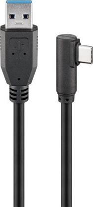 Picture of Wentronic 66504 USB cable 3 m USB 3.2 Gen 1 (3.1 Gen 1) USB C USB A Black