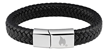 Attēls no Zippo Braided Leather Bracelet 22 cm