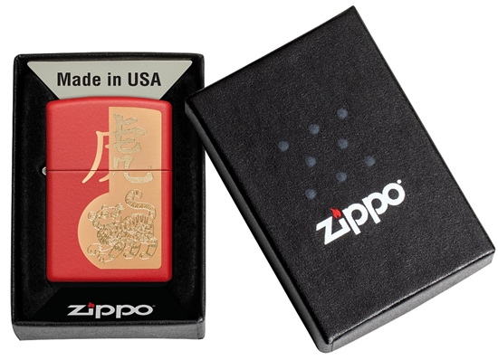 Picture of Zippo Lighter  49701 Year of the Tiger Design