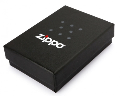 Изображение Zippo Lighter 1618ZB Slim® Black Matte with Red Border