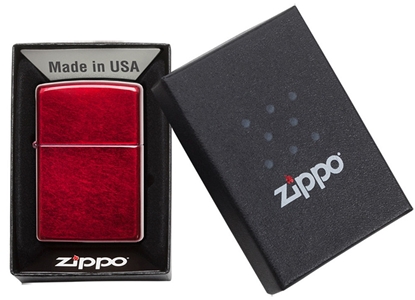 Picture of Zippo Lighter 21063 Classic Candy Apple Red™