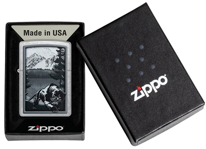 Picture of Zippo Lighter 48381 Mountain Lion Design