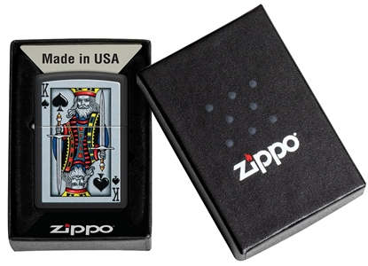 Изображение Zippo Lighter 48488 King Of Spades Design