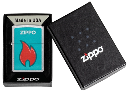 Picture of Zippo Lighter 48495 Flame Design