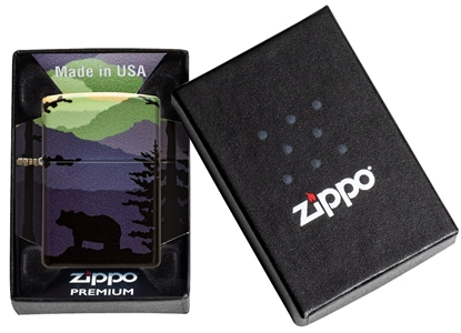 Picture of Zippo Lighter 49482 Bear Landscape Design
