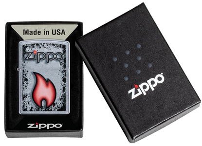 Picture of Zippo Lighter 49576 Zippo Flame Design