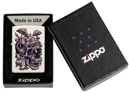 Picture of Zippo Lighter 49786 Skullshroom Design