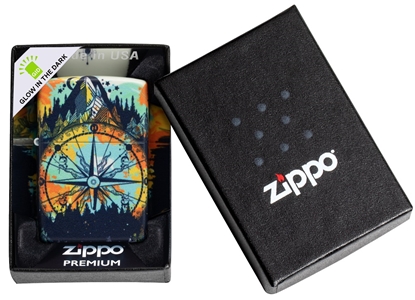 Picture of Zippo Lighter 49805 Compass Design