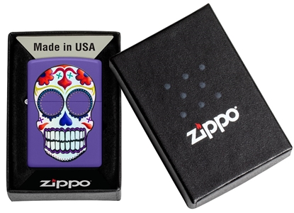 Picture of Zippo Lighter 49859 Sugar Skull Design