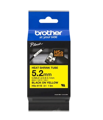 Picture of Brother HSE611E printer ribbon Black