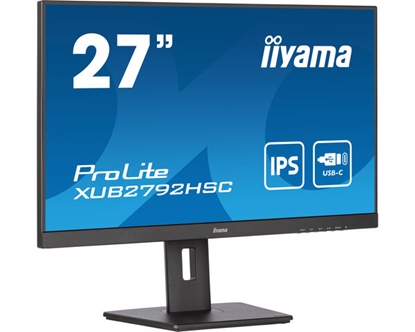 Attēls no iiyama ProLite XUB2792HSC-B5 LED display 68.6 cm (27") 1920 x 1080 pixels Full HD Black