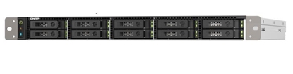 Picture of QNAP TS-h1090FU NAS Rack (1U) Ethernet LAN Black, Grey 7232P