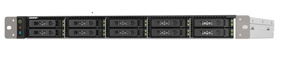 Picture of QNAP TS-h1090FU NAS Rack (1U) Ethernet LAN Black, Grey 7302P