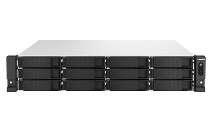 Attēls no QNAP TS-H1887XU-RP NAS Rack (2U) Ethernet LAN Black, White E-2336