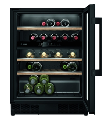 Изображение Bosch Serie 6 KUW21AHG0 wine cooler Built-in Black 44 bottle(s)