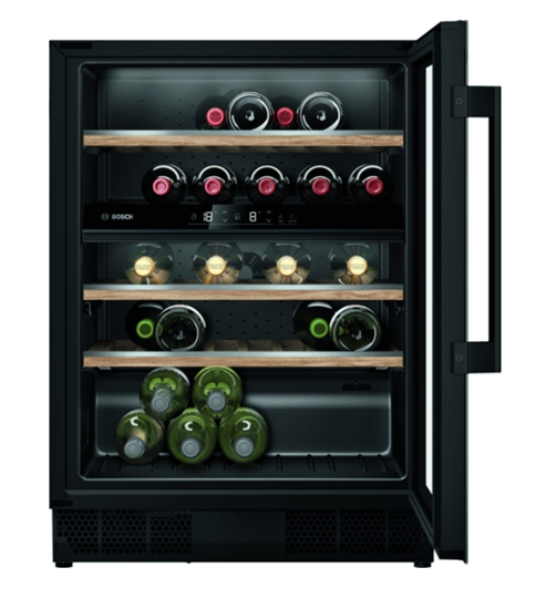 Изображение Bosch Serie 6 KUW21AHG0 wine cooler Built-in Black 44 bottle(s)