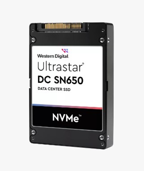 Picture of SSD Western Digital Ultrastar DC SN650 7.68TB U.3 NVMe PCIe 4.0 WUS5EA176ESP5E1 (1 DWPD) SE