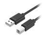 Изображение Kabel USB Unitek USB-A - USB-B 2 m Czarny (Y-C4001GBK)