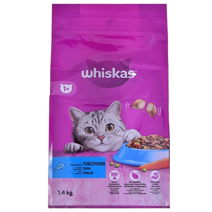 Attēls no ?Whiskas 5900951259166 cats dry food 1.4 kg Adult Tuna