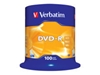 Изображение 1x100 Verbatim DVD-R 4,7GB 16x Speed, matt silver