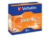 Изображение 1x5 Verbatim DVD-R 4,7GB 16x Speed, Jewel Case