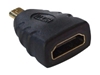 Изображение Adapter AV Art HDMI Micro - HDMI czarny (AL-OEM-53)