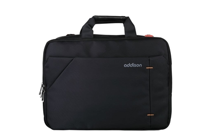 Picture of Addison 305014 notebook case 35.8 cm (14.1") Toploader bag Black